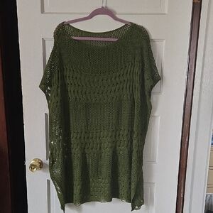 Green Knit Top